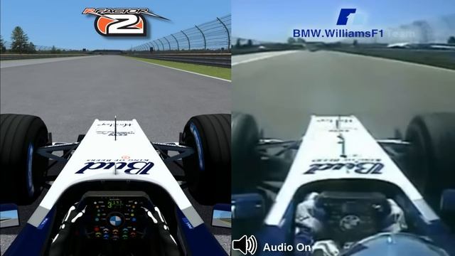 rFactor 2 vs Real Life - 2004 Williams FW26 (MAK Corp Mod) @ Indianapolis Motor Speedway Road Cours смотреть онлайн