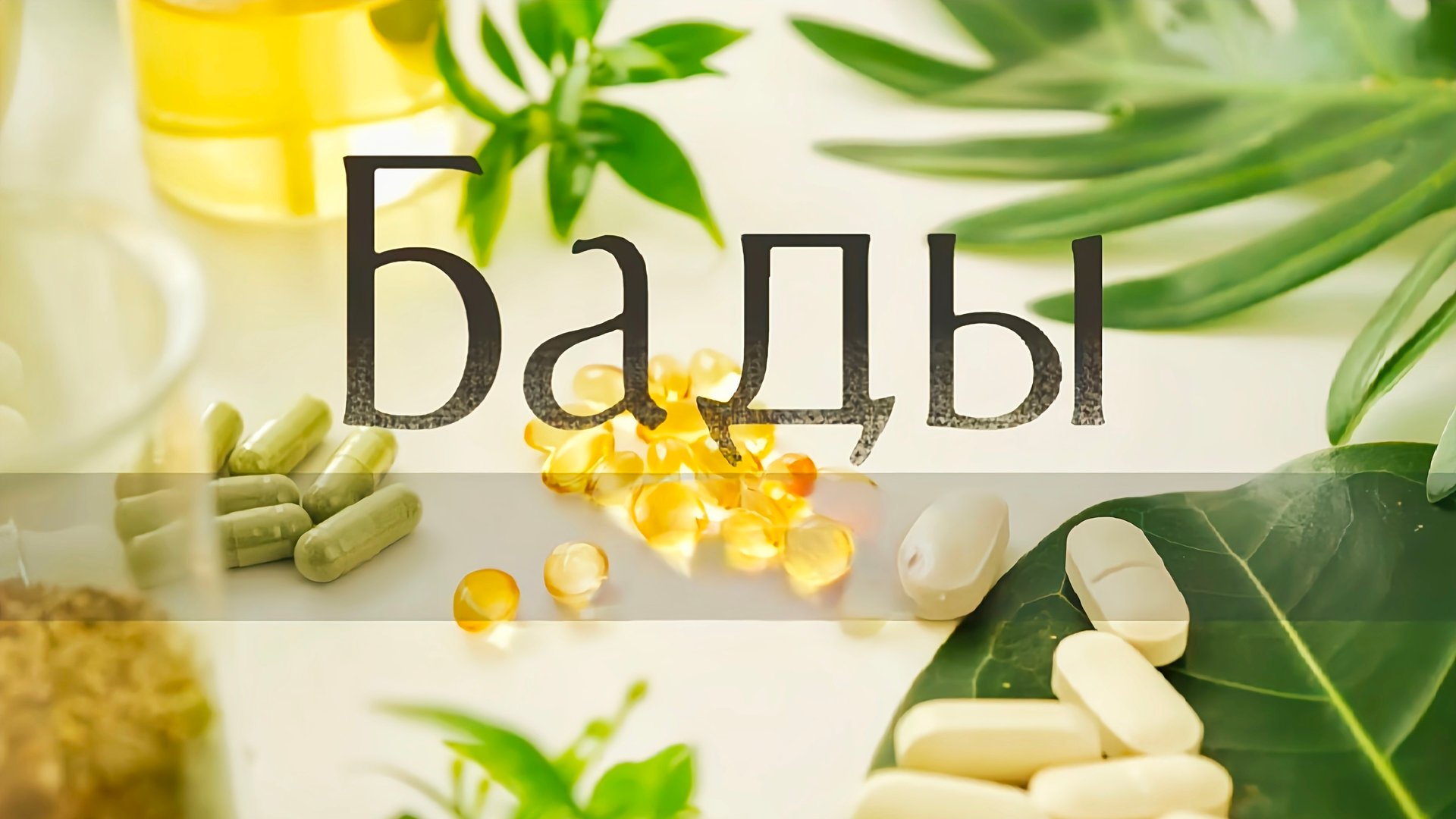 Про БАДы и их производство.