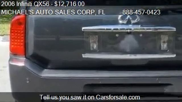 2006 Infiniti QX56 Base - for sale in Hollywood, FL 33023 смотреть онлайн