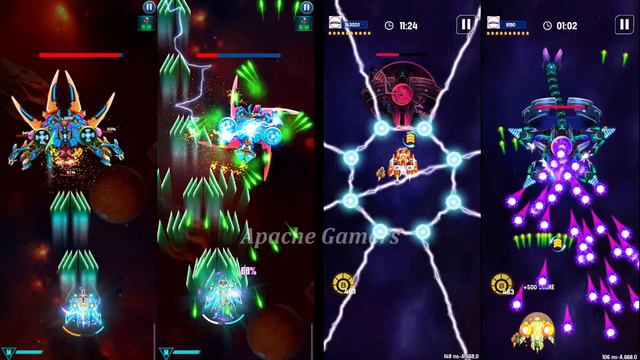 Galaxy Attack: Alien Shooter vs Space Shooter: Galaxy Attack | Boss 48 Compare | By Apache Gamers смотреть онлайн