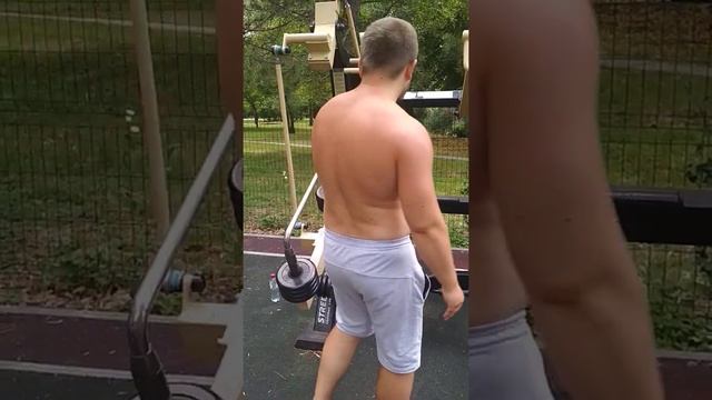 Уникальный тренажёр со свободным весом имитация подтягивания