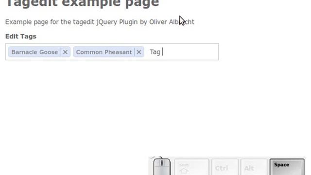 Tagedit - jQuery plugin for easy Tag edtiting смотреть онлайн