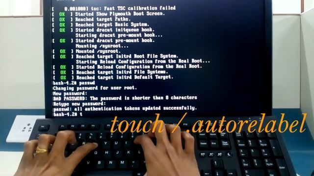 Change Root Password of any Linux/FEDORA/..[HD].....Without entering in OS смотреть онлайн