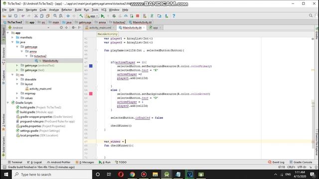 (Part 2)The Complete Android Kotlin Developer- Tic Tac Toe Game - (X-O) kotlin смотреть онлайн