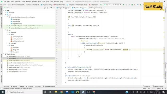 Email ID Authentication App in Android Studio with Firebase ? || Part 04 || #Firebase #androidapp смотреть онлайн
