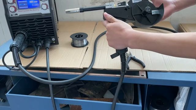 5in1 ARC Welder MIG/TIG/Stick Combo Weld Aluminum IGBT Welding Machine