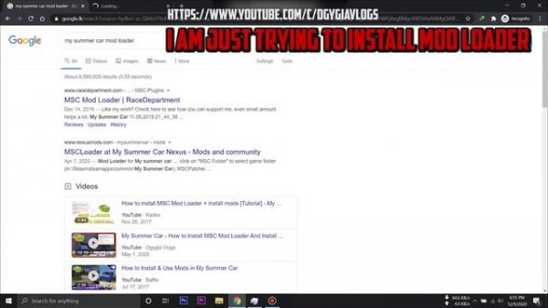 My Summer Car - MSC Mod Loader Unable To Connect To The Remote Server  [SOLVED] | Ogygia Vlogs??