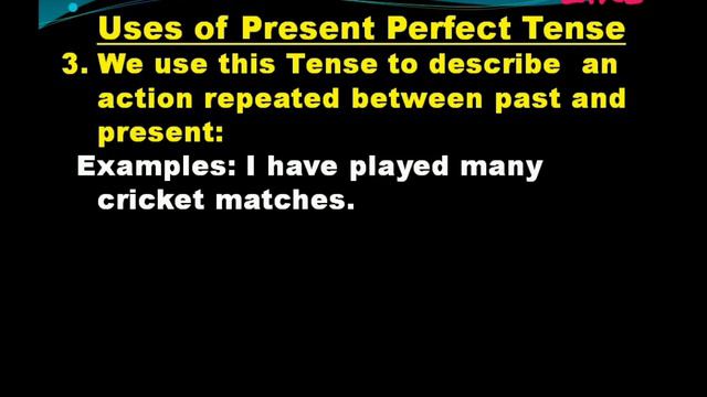 PRESENT PERFECT TENSE смотреть онлайн