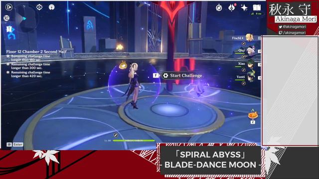 「Genshin Ver 1.5 | AR 55」| Spiral Abyss - Blade-Dance Moon - 34/36 Stars смотреть онлайн
