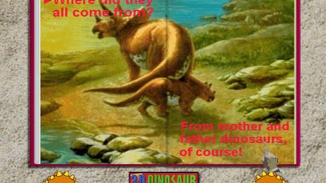 Dinosaur Storybook from 3-D Dinosaur Adventure MS-DOS/Packard Bell Version Part 2 смотреть онлайн