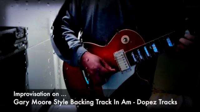 Improvisation on Gary Moore Style Backing Track In Am - Line 6 HELIX Demo смотреть онлайн