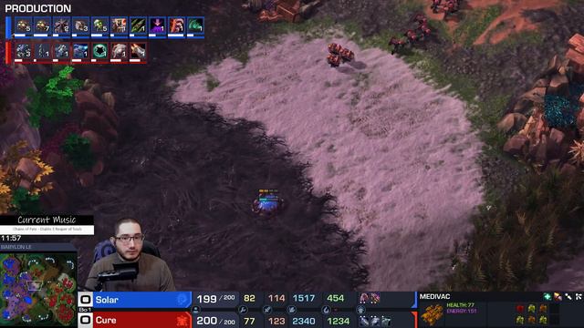 Cure's late game NUKE MECH! (vs Solar) | StarCraft 2 SC2 Highlight Pro Game Terran vs Zerg Match смотреть онлайн
