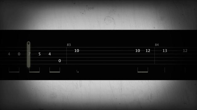 Bullet For My Valentine - Suffocating Under Words of Sorrow TABS RHYTHM GUITAR смотреть онлайн