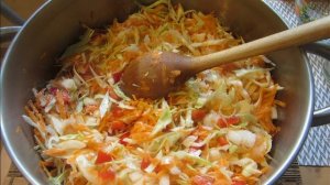 Заправка для борща на зиму с капустой. Быстрый рецепт.