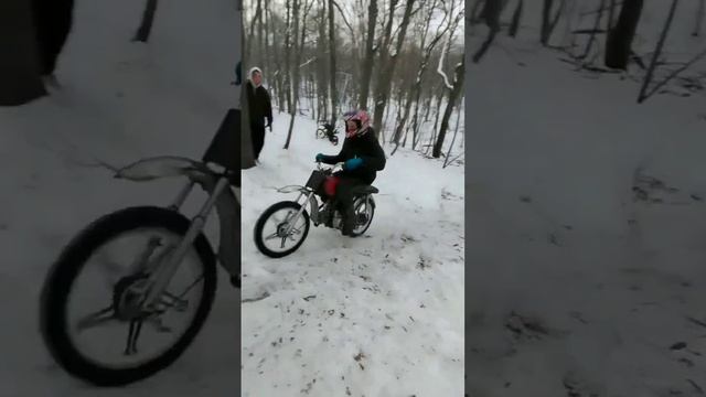 мото будни #мото #питбайк #зима смотреть онлайн