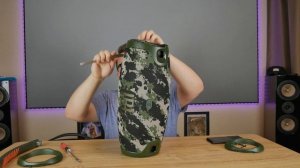 JBL BOOMBOX 3 TEARDOWN FABRIC COVER!