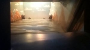 Морской бой. Демонстрация работы игрового автомата СССР после реставрации.