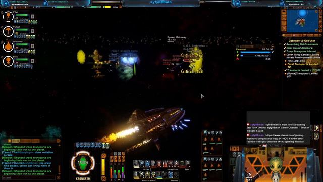 syfy88man Game Channel - Tholian Trouble & USS Enterpirse, Short Video смотреть онлайн