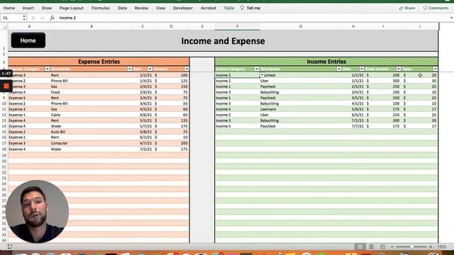 Personal Finance Dashboard - Tutorial (Microsoft Excel) смотреть онлайн