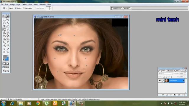 PATCH TOOL IN PHOTOSHOP IN TAMIL TUTORIAL | ADOBE READER смотреть онлайн