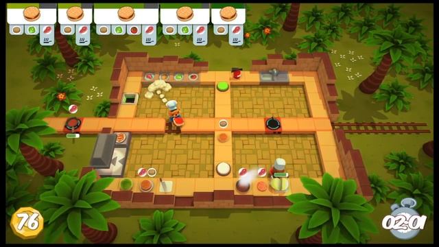 【Overcooked The Lost Morsel】Level 1-2 смотреть онлайн