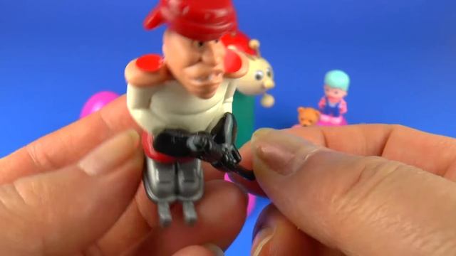 6 Сюрприз Яйц Киндер с Игрушками 6 Surprise Eggs Toys Cool Children Video