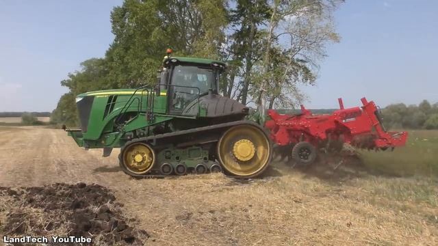 Выбрал б/у гусеничный трактор John Deere 9460RT, вместо двух новых Кировцев. Уборочная 2019 смотреть онлайн
