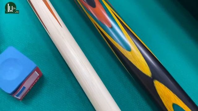 Бильярдный кий Цветок 8 лучей, под напряжением, Черный граб, Падук, Лимонник (Р. Тропин) - Luza.ru смотреть онлайн