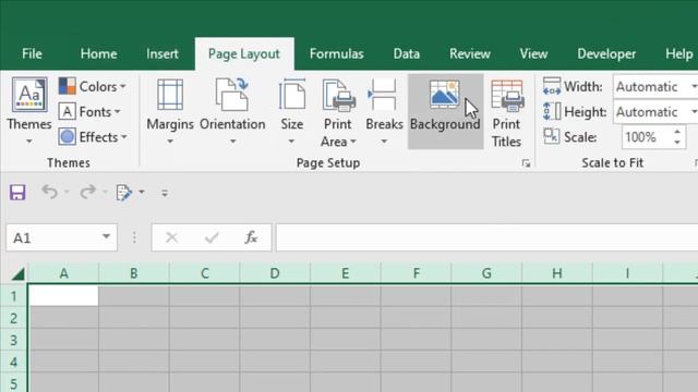 How To Insert Background Image In Excel смотреть онлайн