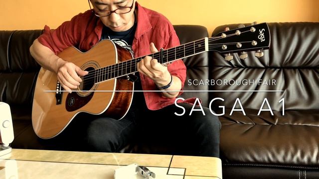 SAGA A1G Handcrafted Guitar