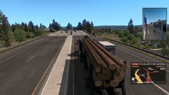 American Truck Simulator - OREGON!!- Dirt Roads Damage смотреть онлайн