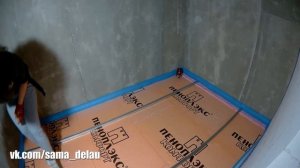 полусухая СТЯЖКА ПОЛА в частном доме | Дача своими руками