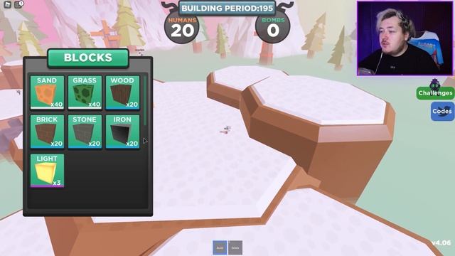 ПОСТРОЙ, ЧТОБЫ ВЫЖИТЬ! СПАСАЕМСЯ ОТ БОМБ В РОБЛОКС (Roblox) | Роблоксер Альберт смотреть онлайн
