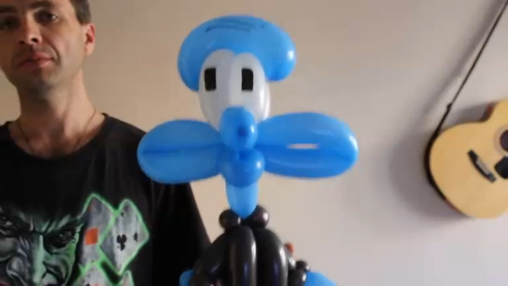 Сквидвард из шдм - How To Make Squidward Of Balloons SDM