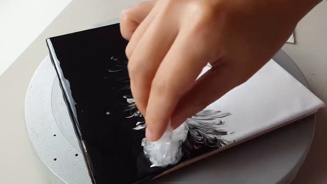 (822) Elegant Beauty | With Plastic Wrap | Easy Acrylic Painting For Beginners | Designer Gemma77