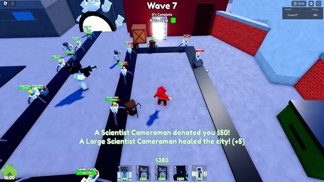 ПЕРВЫЙ РАЗ ЗАШЕЛ В ИГРУ И ПОЛУЧИЛ КУЧУ МИФИКОВ MYTHIC TITAN CINEMAMAN В TOILET TOWER DEFENSE ROBLOX смотреть онлайн