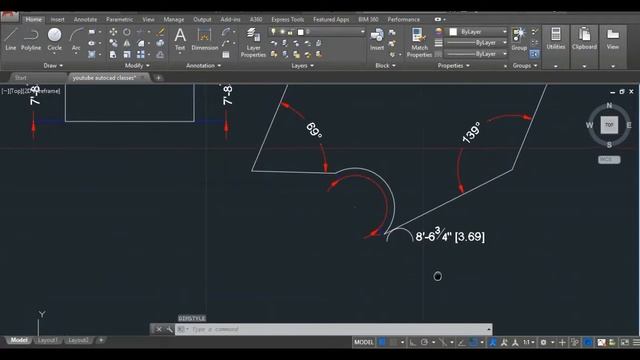 autocad part 8 aligned dimensioning and advanted text editing смотреть онлайн