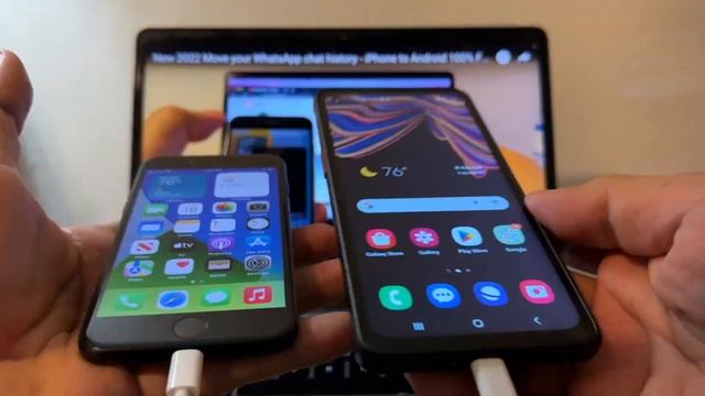 ? WhatsApp chats transfer from iPhone to Android using Samsung Smart Switch 2023 ? смотреть онлайн