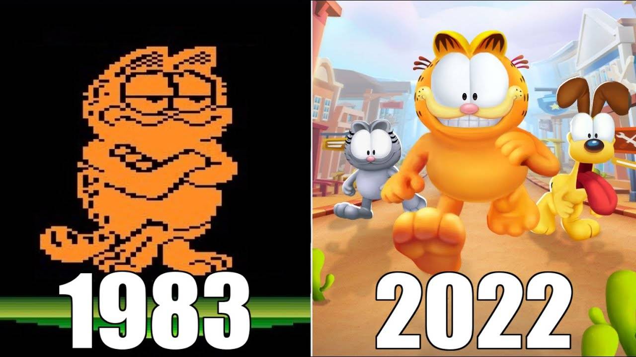Эволюция серии игр Garfield [1983-2022] смотреть онлайн