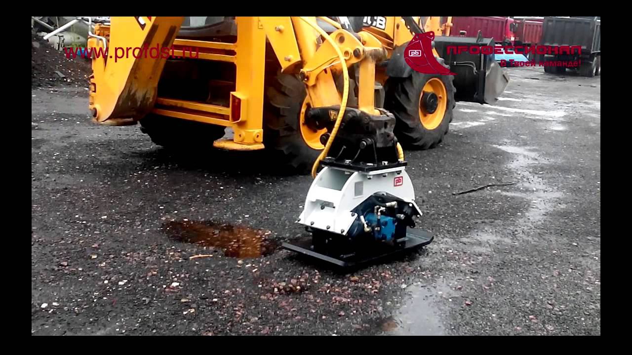 Вибротрамбовка Profbreaker на JCB 3CX/ Profbreaker compactors for JCB 3CX смотреть онлайн