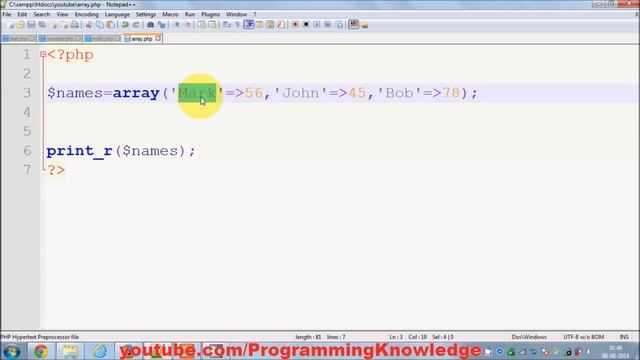 PHP Tutorial for Beginners 11 # Associative Arrays in PHP смотреть онлайн
