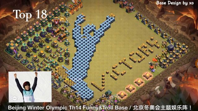 New Top 30 Th14 Funny & Troll Bases With Links / Beijing Winter Olympic Games 2022 /Clash of clans смотреть онлайн