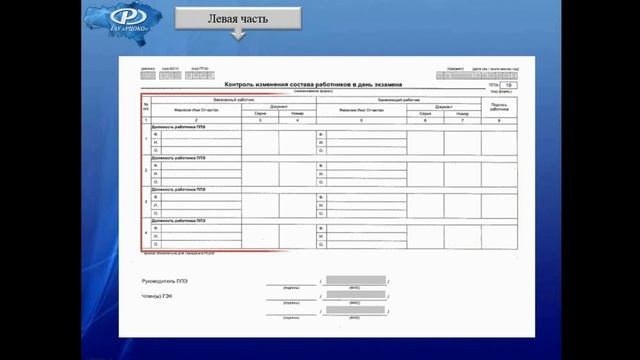 Саратовская область. Формы ППЭ, заполнение которых обязательно при наличии изложенного в них факта смотреть онлайн