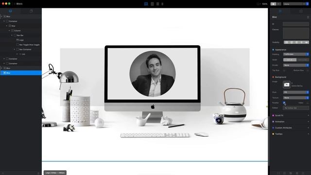 Recreate Apple Website with Blocs 3 and Parallax Effect смотреть онлайн