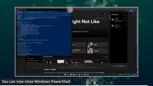 How to install Spicetify and customize Spotify 2023 | Windows Tutorial смотреть онлайн