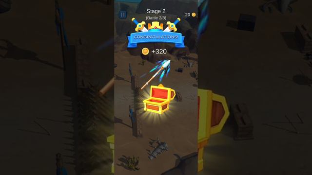 ⚔️ Castle War:Empire Archer 🏹 GAMEPLAY Stages 1-2 (Android, iOS) смотреть онлайн