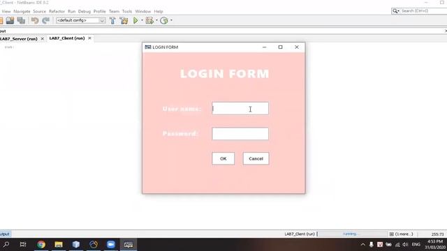 Video Demo LAB 7 JAVA DESKTOP смотреть онлайн