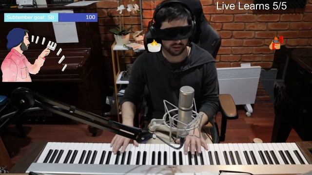 River Flows in You Yiruma BLINDFOLDED | Stream Highlights #16 смотреть онлайн