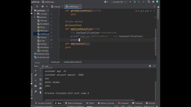 object oriented programming in python || programming || Ethiopia || Emerging Technologies|| Amharic смотреть онлайн