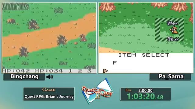 Questing for Glory 2: Quest RPG: Brian's Journey Any% race with Bingchang and Pa_Sama смотреть онлайн